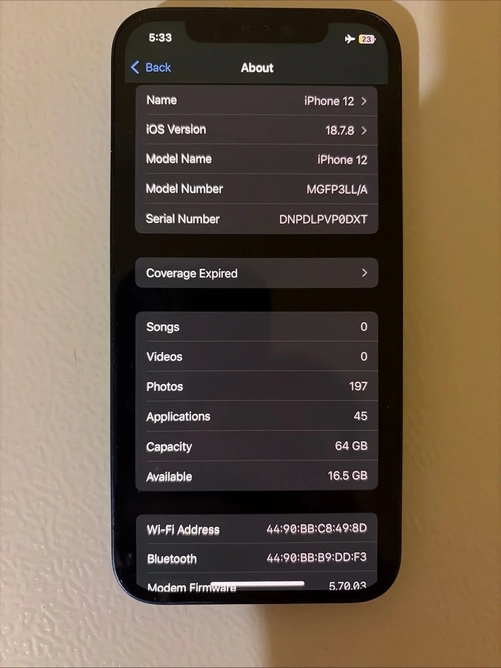 Apple IPhone 12 Unlocked 64gb Blue